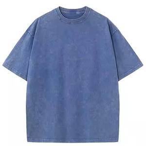 เสื้อยืดแขนสั้นผ้าฝ้ายผสมเนื้อนุ่มทรงหลวมสำหรับผู้ชายสวมใส่สบายทุกวันเสื้อแฟชั่นแนวสตรีทลำลอง - Product Image 3
