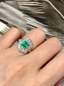 925 Silver Rhodium Plated Vintage Oval Moissanite Engagement <b>Ring</b> Claw Setting Unisex IGI Certified Jewelry - Product Image 1
