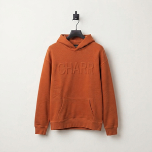 Heavyweight 100% Cotton Blank Hoodies French Terry Oversized Hoodies Men Custom Embossed Logo Men 500 Gsm <b>Thick</b> Unisex Hoody - Product Image 4