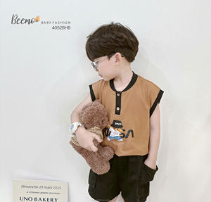 Ensembles de vêtements d'été pour garçons de qualité supérieure, motifs de dessins animés, ensembles pour tout-petits, t-shirts et shorts pour garçons, vêtements pour garçons - Product Image 1