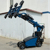 Robot d'installation de vitres de façade, élévateur électrique autopropulsé avec ventouses réglables