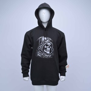 Sweat à capuche noir de haute qualité avec logo personnalisé disponible, imprimé graphique, en molleton de coton, chaud pour l'hiver, pour hommes - Product Image 1