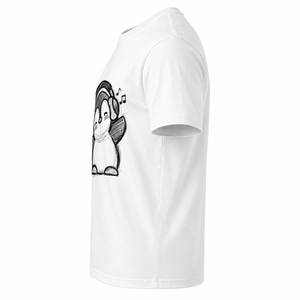 Camiseta Personalizada con Gráfico de Pingüino, Unisex, 100% Algodón, Cuello Redondo, Estilo Casual Urbano, Impresa, Venta al Por Mayor OEM - Product Image 2