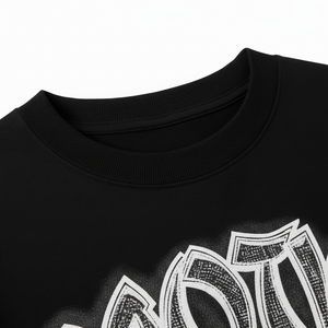 เสื้อสเวตเชิ้ตคอกลมแบบใหม่สำหรับฤดูร้อน สกรีนโลโก้ได้ ผ้าคอตตอนหนา 100% แขนยาว สไตล์วินเทจ ลุคสตรีทแวร์ - Product Image 5