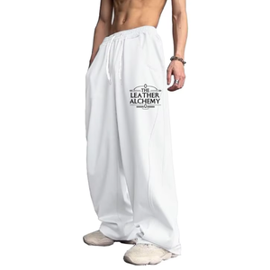 Pantalones Deportivos Holgados de Forro Polar para Hombre, Cómodos para Uso Diario, Tejido Suave, Pantalones Deportivos para Entrenamiento - Product Image 1