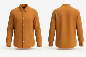 Camisa de Vestir Clásica para Hombre, Estilo Ejecutivo, Manga Larga, Cierre de Botones, Cuello Elegante, Tela Cómoda y Moderna - Product Image 4