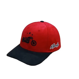 Haute qualité en gros unisexe 100% coton sergé 6 panneaux casquette de Baseball réglable chapeau avec boucle en métal broderie Patch - Product Image 4