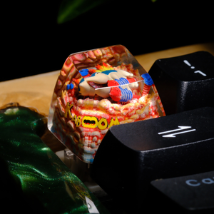 Teclas Artesanales Bosque Místico, Teclas Artesanales Personalizadas, Teclas Anime Lindas, Teclas Verdes, Juego de Teclas, Teclas de Madera - Product Image 3