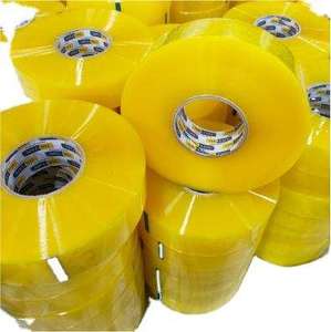 Ruban de masquage BOPP personnalisable, sensible à la pression, de qualité supérieure, à prix abordable, en acrylique, simple face, épaisseur 50, disponible en différentes quantités et tailles. - Product Image 1