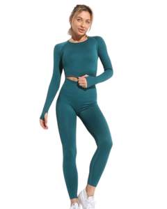 Custom TZ25021 Solid Mesh Sport Wear Suit Nude High Waist Hip Yoga Pants Breathable Spandex/Nylon X-Back Design Underwear Bra - Product Image 6