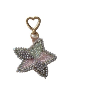 Festive Handmade Key <b>Ring</b> Unique Cute Artisanal Beaded Xmas Pendant for Women <b>Kids</b> Friends Travelers Stylish Holiday Souvenir - Product Image 1