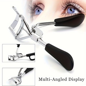 Professional Eyelash Curler with Black Rubber Handles <b>Makeup</b> <b>Tool</b> Reusable Stylish Eye <b>Makeup</b> and Lash Styling - Product Image 3