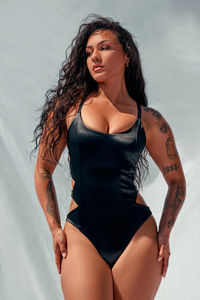 Traje de Danza del Vientre para Mujer, Mono Transpirable de Secado Rápido, Body Moldeador sin Costuras, Ajuste Delgado de Una Pieza - Product Image 4