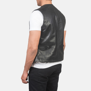 Chaleco de Cuero para Hombre de Alta Calidad, Traje de Invierno a la Moda con Logotipo, Transpirable, Hecho en Pakistán, Precio al por Mayor - Product Image 2