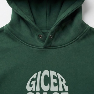 Sudadera con Capucha Extra Grande, Personalizada, Bordada, Teñida, Ecológica, de Algodón, para Hombre y Mujer, Uso Diario, Suave, Color Personalizado - Product Image 4