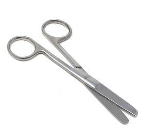 <b>Safety</b> Point Operating <b>Scissors</b> Straight 5" blunt/blunt Polish Surgical Dental Medical <b>scissor</b> Instruments - Product Image 2