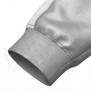 Men's Grey Hooded <b>Tracksuit</b> Full Zip Sweatshirt With Logo Casual Sportswear Set Autumn Wear - Product Image 6