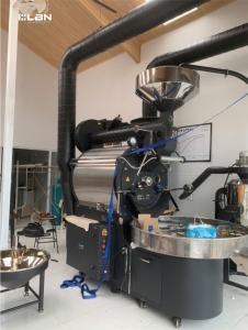 Tostador de Granos de Café Industrial de Acero Inoxidable de 5 kW, Automático, a Gas, con Control de Flujo de Aire, Control de Temperatura y Temporizador - Product Image 4