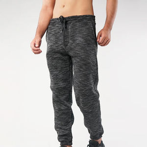Pantalon de jogging en coton pour homme, coupe droite, décontracté, léger, respirant, en molleton, vente en gros OEM, vêtements d'extérieur pour l'hiver - Product Image 1