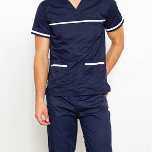 Conjunto de Uniformes Médicos al por Mayor, Uniformes de Enfermería para Hospital, Traje de Médico y Enfermera con Cuello en V, Ropa de Trabajo para Laboratorio Clínico Dental, Conjunto de Uniformes para Hombre - Product Image 5