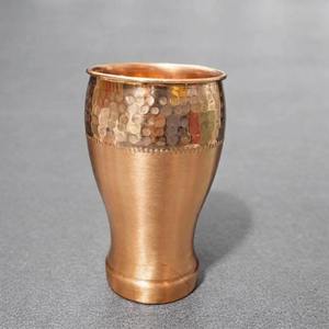 Verres à boire élégants en cuivre, design raffiné, verres en cuivre pour cuisine moderne, verres en cuivre pour usage domestique, verres en cuivre pour usage quotidien - Product Image 5