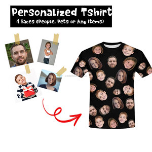 Chemises unisexes à sublimation T-shirts vierges surdimensionnés en polyester T-shirts personnalisés par transfert de chaleur Concevez votre propre LOGO d'impression - Product Image 3