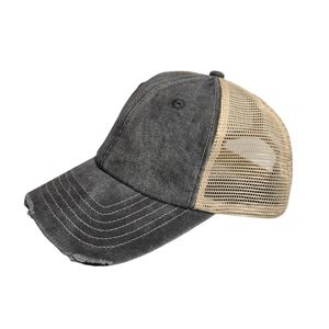 High Quality Fashion Design Customized Promotional Vintage Washed Mesh Trucker Hat - Product Image 6