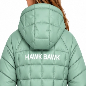 Chaqueta Acolchada con Capucha para Mujer, Moderna, Informal, para Uso Diario, con Cierre, Estilo Casual - Product Image 5