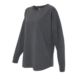 Camiseta de punto extragrande de manga larga para mujer, estilo casual, holgada, transpirable, jersey tipo jersey para dama - Product Image 2