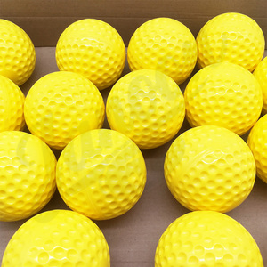 High Quality Dimple Training <b>Ball</b> Durable Plastic Practice <b>Ball</b> for <b>Baseball</b> Softball Drills Softball Pitching - Product Image 1