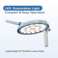 Lampe chirurgicale LED médicale portable de type CE 70000 Lux avec température de couleur réglable, CRI 96, pour clinique vétérinaire