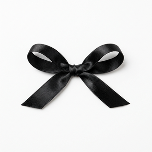 Ruban satiné noir simple face de 6 mm pour boîtes à montres, pochettes cadeaux, décorations de scrapbooking, corsages, attaches DIY, rouleaux - Product Image 2