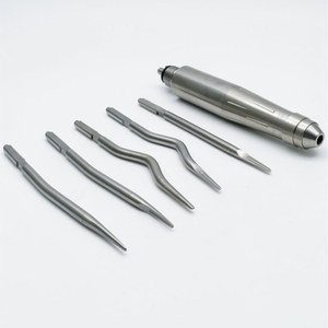 Tooth Air Turbine Dental Luxating Elevator With 5 Tips / Stainless Steel Oral Dental Extraction Surgery Instrument <b>Set</b> - Product Image 1