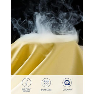 เสื้อกล้ามชายผ่าข้าง ผ้าคอตตอนผสมโพลีเอสเตอร์ ทรงโค้ง ดีไซน์เก๋ เหมาะสำหรับใส่เลเยอร์ สไตล์สตรีทแวร์ - Product Image 4