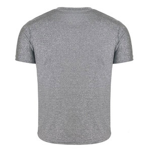 Camiseta Casual de Punto para Hombre, Cuello Redondo, Manga Corta, Color Azul Marino, Corte Regular, Diseño Liso Teñido - Product Image 6