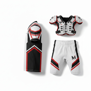 Custom Sublimated American Football Uniform High Performance Fabric Professional Team Jersey <b>Pants</b> Quick Dry Game Set - Product Image 3