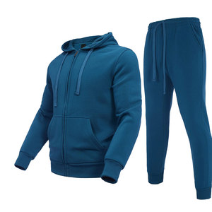 Latest style men tracksuit custom logo <b>hoodie</b> and pants set cotton polyester fabric OEM ODM wholesale low MOQ factory supply - Product Image 3