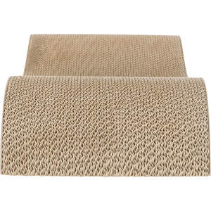 Planche à gratter en carton gris XXL 64 x 14 x 37 cm pour arbres à chat et grattoirs - Product Image 3