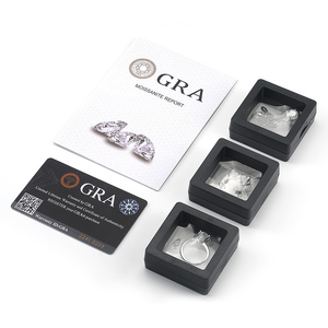 SMON05 Collana con Pendente in Argento Sterling 925 con Moissanite Rotonda Colore <span class=keywords><strong>D</strong></span> VVS, Catena Regolabile 1ct 2ct 3ct 4ct, Gioielli Raffinati - Product Image 5