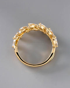 IGI/GIA Lab Grown Vintage 14k or jaune mariage/bague de fiançailles diamant coupe ronde unisexe parfait anniversaire et cadeau de fête - Product Image 2