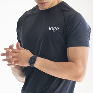 Camiseta Blanca de Cuello Redondo y Manga Corta, Transpirable, de Algodón, Unisex, Corte Ajustado, Color Sólido, para Todas las Temporadas, Deportiva - Product Image 6