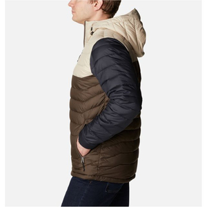 2024 Custom Men's Wool Puffer <b>Jacket</b> with Long Sleeves and Stand Collar Winter Wholesale Price - Product Image 6