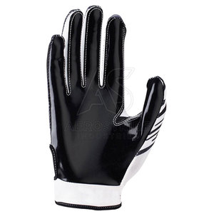 Gants de football en cuir sur mesure de haute qualité - Légers/Écologiques, sangle de poignet réglable, antidérapants, unisexes - Product Image 3