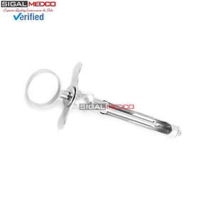 Seringue d'aspiration dentaire 1,8 ml réutilisable, manuelle, en acier inoxydable, instrument chirurgical dentaire professionnel pour anesthésie locale - Product Image 3