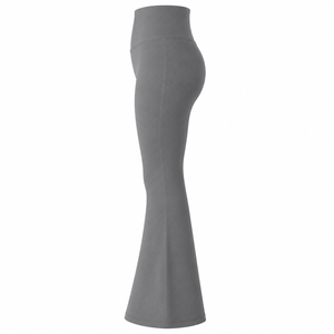 <b>Flared</b> Women's <b>Leggings</b> Nude Feel Elastic High Waist Soft Fabric Peach Hips Quick Dry Gym Sports Yoga <b>Legging</b> - Product Image 3