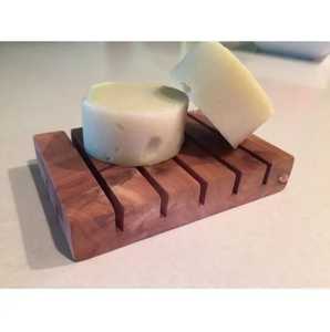 Porte-savon moderne en béton, à fentes, rectangulaire, auto-drainant, pour comptoir, plateau économiseur de savon, accessoires de salle de bain - Product Image 6
