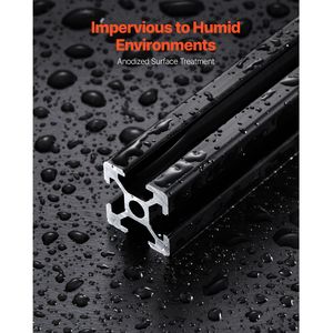 10 Pezzi Profilo in Alluminio Estruso a T da 1000mm (39,4 pollici) Standard Europeo Anodizzato T5 ad Alta Resistenza 2020 - Product Image 4