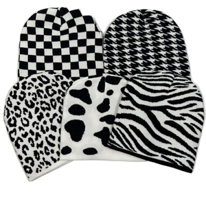 Gorro Unisex Sólido, Transpirable e Impermeable, 100% Acrílico, Tejido por Computadora, Gorro de Invierno de Estilo Casual para Adultos, Ajustable - Product Image 1
