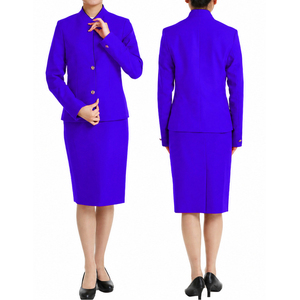 Nouveaux uniformes d'hôtesses de l'air pour femmes, ensemble d'uniformes de stewardes, logo et taille personnalisés - Product Image 6