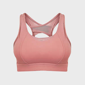 เสื้อชั้นในกีฬาโยคะสำหรับผู้หญิงแบบซัพพอร์ตสูง - น้ำหนักเบา ระบายอากาศได้ดี แห้งเร็ว ไร้ตะเข็บ พร้อมปรับขนาดและสีได้ - Product Image 3